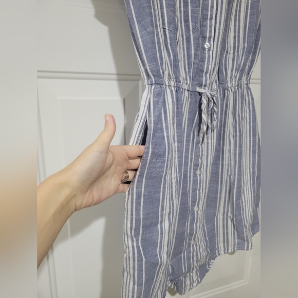 Blue and white striped dress - Picture 5 of 5